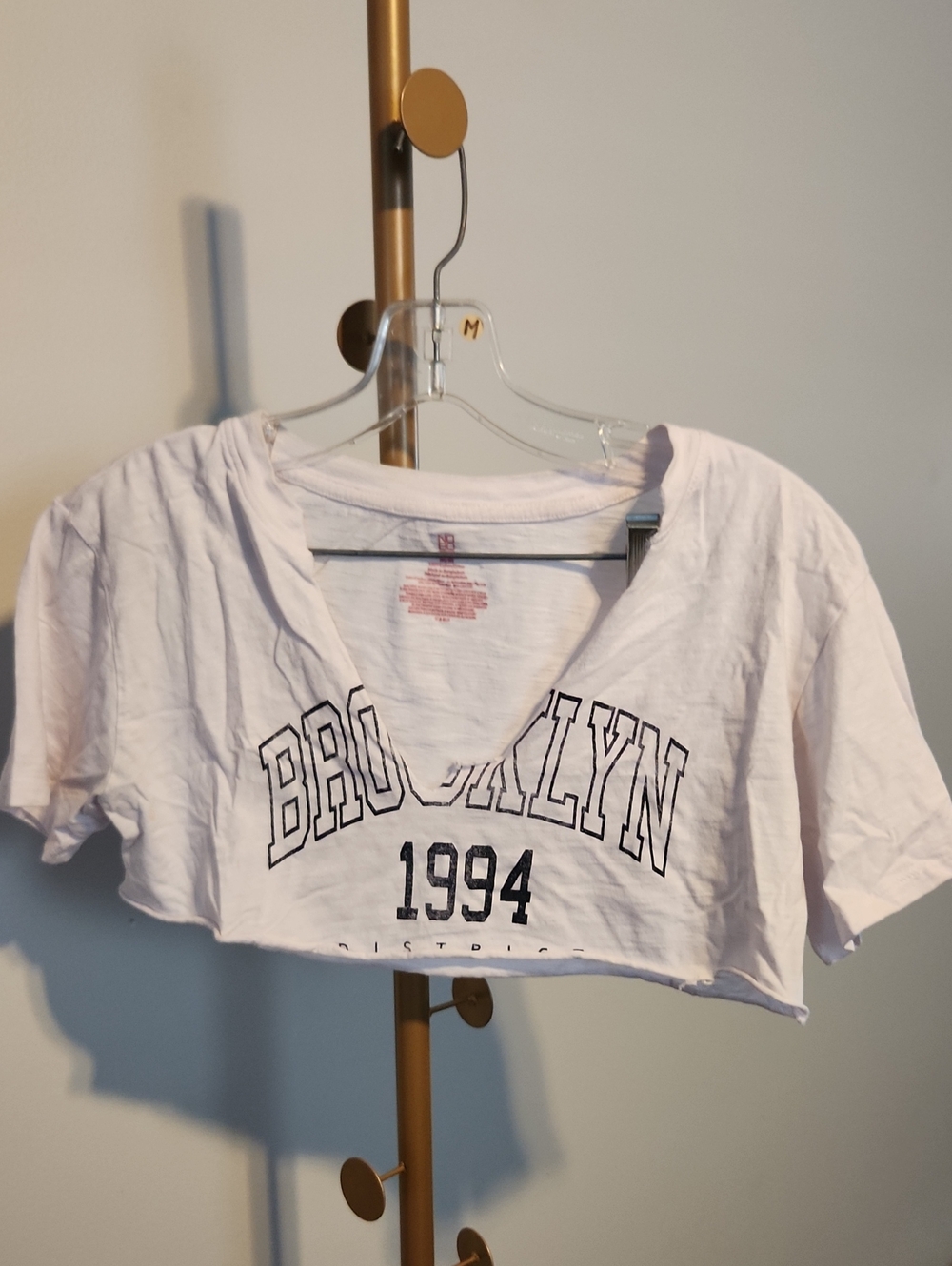 NOBO White Tee with Red Logo Print